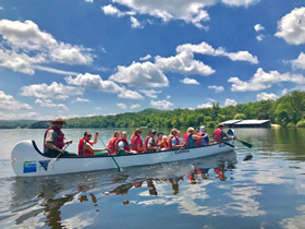 Paddling Program with the Big Canoe